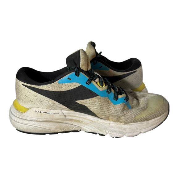 Diadora Mythos Blushield  Size 6 Women Silver Black Saffron 101.176833/c0351 - Picture 6 of 7